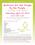 Medicine for the People by the People: No Fear Just Free!